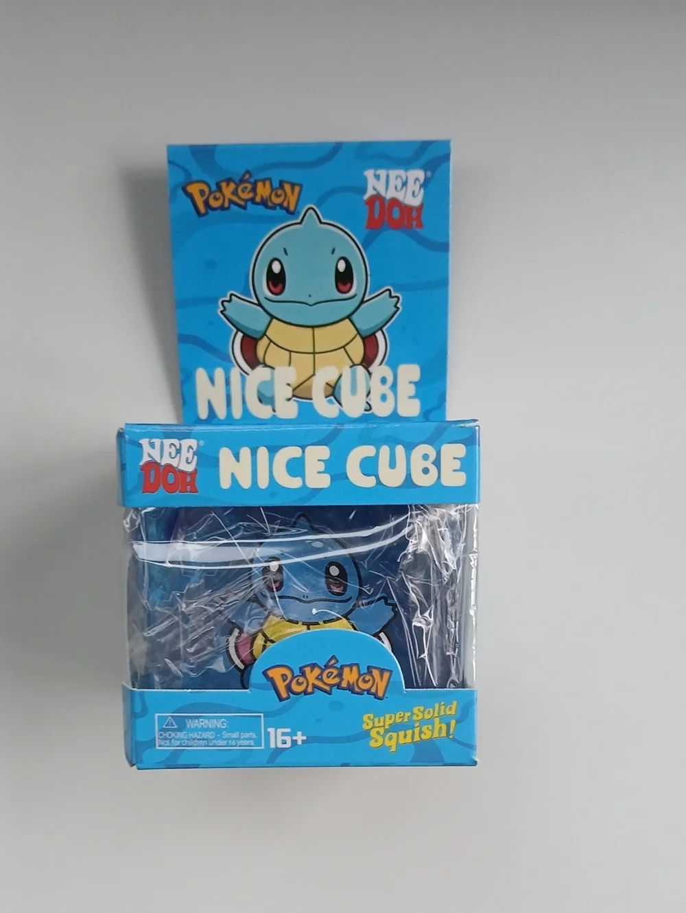 Nice Cube Squishy Toy - Blue Squirtle